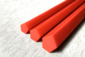 PU Ridge Belt | Polyurethane Ridge Belt | PU Pentagon Belt - Red, 89A